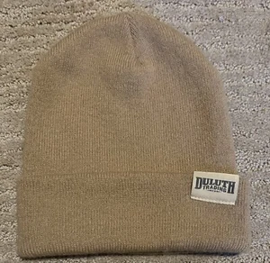 Duluth Trading TAN BROWN Tough Guy Knit Stocking Cap/ Beanie: Adjusts To Fit - Picture 1 of 8