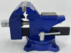 Irwin Swivel Base Heavy Duty Workshop Vise 4.5” - WATCH! - Picture 1 of 9