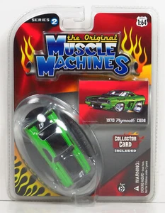 1970 Plymouth Cuda Series 2 Mopar Green Diceast Car 1:64 - Picture 1 of 11