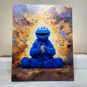 Cookie Monster Poster 11"X14" Sesame Street Art Print Cartoon TV Kids - Picture 1 of 2