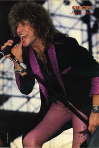 1986 Jon Bon Jovi On Stage MAGAZIN POSTERSEITE Fan Geschenk Murdoch Foto (3797) - Bild 1 von 1