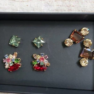 J. Crew 3 Ohrring Set, neu im Karton - Bild 1 von 5