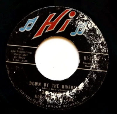 ACE CANNON AND HIS ALTO SAX – AMEN / DOWN BY THE RIVERSIDE HI REC VINYL 45 77-77 - Image 1 of 3