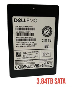DELL SAMSUNG PM883 3.84TB 2.5" 6GBPS SATA MZ-7LH3T8A Enterprise SSD Expedit Ship - Afbeelding 1 van 1