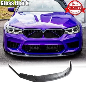 Alerón labial de parachoques delantero negro mate apto para BMW Serie 5 F90 M5 Sedán 2018-2019 - Imagen 1 de 12