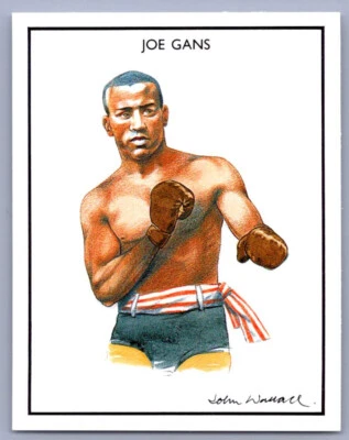 1991 Ideal Albums Boxing Greats - Joe Gans #10 - Image 1 of 2