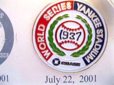  Retro 1937 New York Yankees World Series Pin by Chase!!!Yankees Retro WS Pin - Image 1 of 2