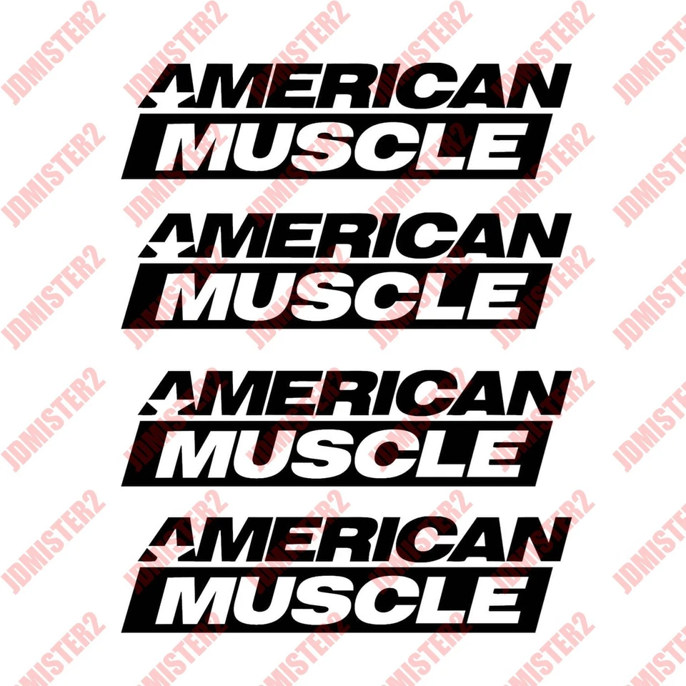 American Muscle Car Window Vinyl Decal Graphic Laptop Bumper Sticker - Any Size - Image 1 of 1