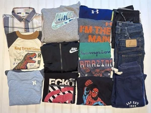 Boys Clothing Lot Size 6/7 (15 Pieces) Nike Under Armour Gap Spider-Man - Picture 1 of 12