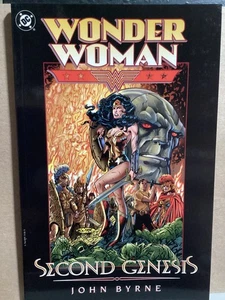 WONDER WOMAN SECOND GENESIS TPB DC 1997 1ST PRINT JOHN BYRNE - Picture 1 of 4