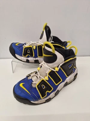 Zapatos Nike para jóvenes Air More Up Tempo azules talla 5Y Foto 1 de 4