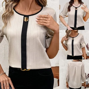 Fashionable Apricot Striped Shirt for Women Ideal for Multiple Occasions - Picture 1 of 55