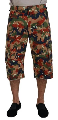 Auténticos Pantalones Cortos de Carga Dolce & Gabbana Multicolor Algodón Camuflados para Hombre Foto 1 de 4