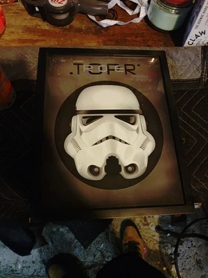 Star Wars Storm Trooper Poster Framed Excellent Condition - Image 1 of 4