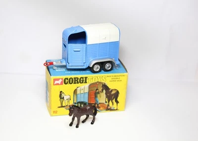 Corgi 112 Rice's Beaufort Double Horse Box In Original Box - Near Mint Vintage - Image 1 of 4