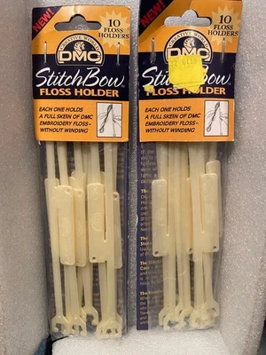 2 Packs of DMC - Stitch Bow Floss Holder (10 Per Pack) *NEW* ff1 - Image 1 of 3