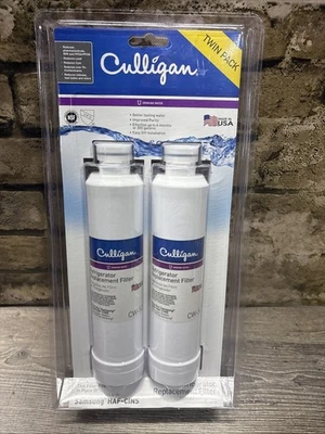 Filtro de agua de repuesto para refrigerador Culligan CW-S2 para Samsung HAF-CINS paquete de 2 Foto 1 de 4