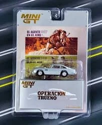 MINIGT OPERACION TRUENO ASTON MARTIN DB5 - JAMES BOND EL AGENTE 007 EN EL AIRE!  - Immagine 1 di 4