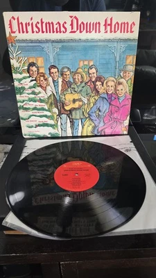 Willie Nelson/George Jones/etc.  Christmas Down Home  Vinyl LP CSP P 15849  1981 - Image 1 of 4