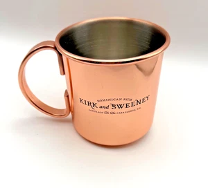 Ron Kirk & Sweeney Moscow Mule/Cobre oscuro y tormentoso/Taza inoxidable - Nuevo en caja - Imagen 1 de 8