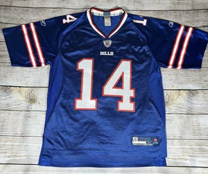 Reebok NFL Ryan Fitzpatrick #14 Buffalo Bills Jersey Men's M Blue On Field 2011 - Picture 1 of 13