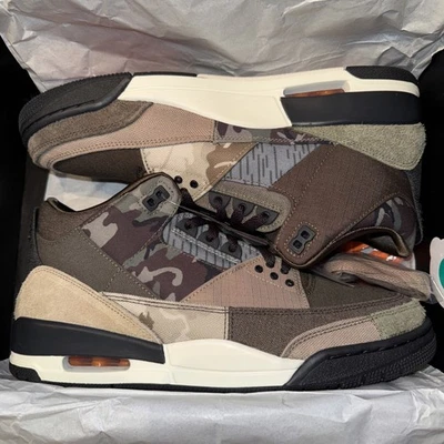 AIR JORDAN 3 RETRO 'PATCHWORK' SIZE 11.0 DS 100% AUTHENTIC ITEM DO1830-200 - Image 1 of 4