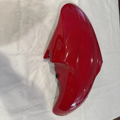 Yamaha YZF R6L 2002 YZFR600 Y214-2) cubierta protectora guardabarros delantero roja Foto 1 de 4