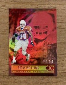 2022 Chronicles Illusions Draft Picks RICKY WILLIAMS Rubino /149 Texas Longhorns - Foto 1 di 2