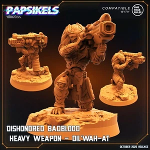 Dil'wah-at Dishonored Bad Blood Heavy Weapon Papsikels Miniature AvP, Predator - Picture 1 of 1