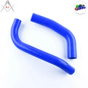 Mangueras de refrigerante de radiador de silicona azul para PONTIAC GTO/TEMPEST/LEMANS 5,3 L 65-66 - Imagen 1 de 3