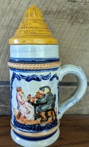 Beer Stein With Lid Made In Japan - Picture 1 of 3