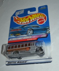 Autobús escolar Hot Wheels 1999 serie 4/4 plateado - Imagen 1 de 4