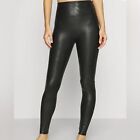 Sincerely Jules Black  Faux Leather Leggings Size Large Nwt