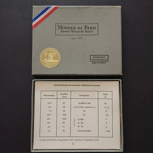 VIDE EMPTY COFFRET VIDE FDC 1971 SANS PIECES / TRACES USURES / FRANCE - Picture 1 of 3