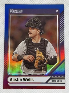 2024 Panini Donruss - Red & Blue #59 Austin Wells (RC) - Picture 1 of 2