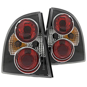 Black Fits 2001-2005 Volkswagen Passat 4Dr Tail Lights Brake Lamp Pair L+R 01-05 - Picture 1 of 9