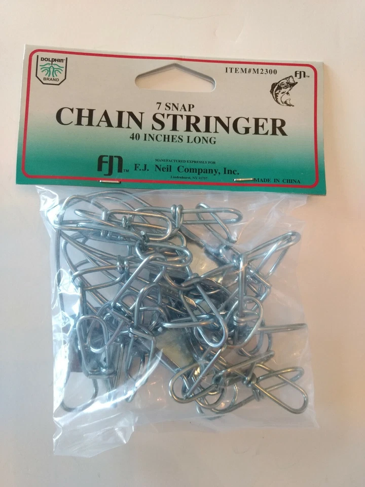 Cuerda de cadena de peces a presión 7 40 pulgadas de largo M2300 Dolphin FJ Neil Foto 1 de 1