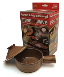 Como se ve en la televisión Perfect Stone Wave Microondas Cocina Platos Gourmet ¡Minutos! - Imagen 1 de 5