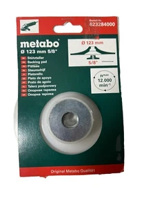 Metabo Flexible Backing Pad 5", 123 mm, 5/8" Nut, Angle Grinder - Picture 1 of 1
