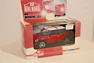 Corgi #CC86523 New 2001 BMW Mini Cooper - ST Georges Cross Roof - Working Lights - Image 1 of 4