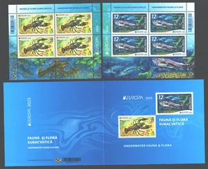 Moldova 2024 CEPT Europa, Fish, Crayfish , Booklet ,MNH - Picture 1 of 1