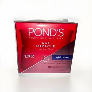 POND’S AGE MIRACLE. Youthful Glow Night Cream Plumps Up Skin-1.59 OZ. Exp: 07/26 - Picture 1 of 5