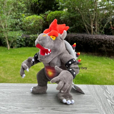 28cm Super Mario 3D World Plush Bowser's Fury Bowser Koopa Stuffed Toy Soft Doll - Image 1 of 4