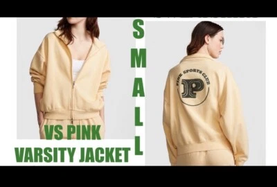 Victoria’s Secret IVY FLEECE FULL-ZIP SWEATSHIRT SMALL - Изображение 1 из 4