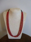 Red Coral Necklace & Heishi Bead & Silver Native American Southwestern Necklace