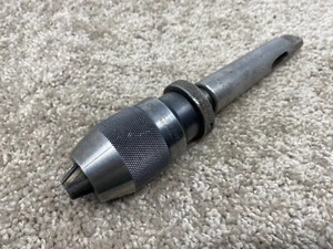 ALBRECHT KEYLESS DRILL CHUCK - J2 TAPER - 0 to 3/8" - MORSE TAPER SHANK - Picture 1 of 4
