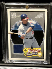 2005 Upper Deck Baseball Heroes Ryne Sandberg Jersey Swatch #1/15