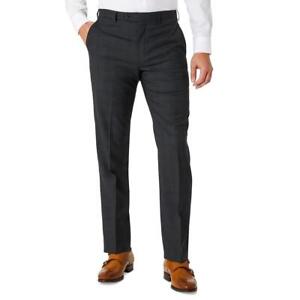 Michael Kors Mens Macarthur Gray Wool Blend Suit Pants Trousers 30/30 BHFO 5921