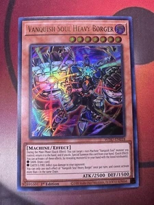Yugioh TCG Vanquish Soul Heavy Borger WISU-EN018 Ultra Rare 1st Edition NM - Picture 1 of 3