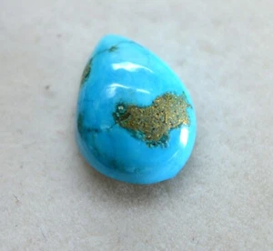 6.20 Ct Natural Tibetan Certified Rare Blue Turquoise Oval Loose Gemstone T360 - Picture 1 of 5